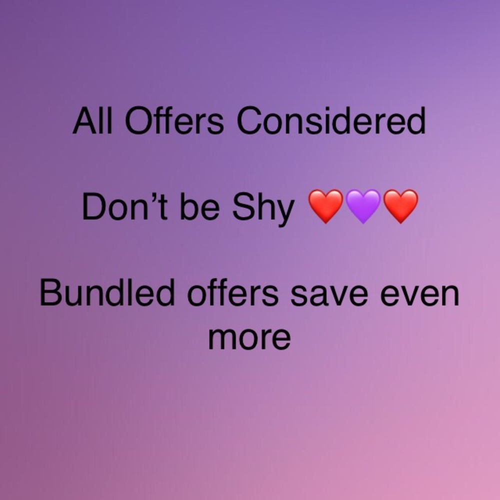All offers considered ❤️💜
